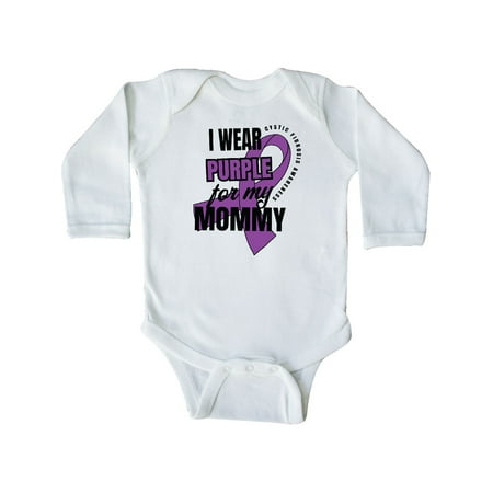 Inktastic I Wear Purple For My Mommy Cystic Fibrosis Awareness Gift Baby Boy or Baby Girl Long Sleeve Bodysuit 
Inktastic I Wear Purple For My Mommy Cystic Fibrosis Awareness Gift Baby Boy or Baby Girl Long Sleeve Bodysuit