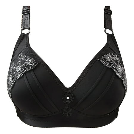 Mackneog Best Bras for Women Women s Embroidered Elastic and Breathable Underwear Without Steel Ring Polyester Push Up Bras for Women
Mackneog Best Bras for Women Women s Embroidered Elastic and Breathable Underwear Without Steel Ring Polyester Push Up Bras for Women