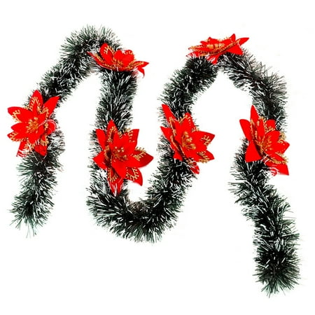 ZYmall 2m Christmas Wreaths Ornament Flower Decorative Lightweight Vivid Colors Hanging Xmas Pendant for Festival
ZYmall 2m Christmas Wreaths Ornament Flower Decorative Lightweight Vivid Colors Hanging Xmas Pendant for Festival