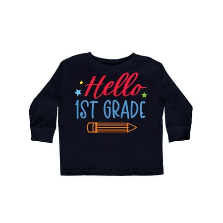 Inktastic Back to School Hello 1st Grade Gift Toddler Boy or Toddler Girl Long Sleeve T-Shirt
Inktastic Back to School Hello 1st Grade Gift Toddler Boy or Toddler Girl Long Sleeve T-Shirt