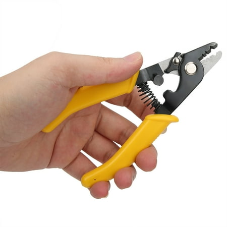 Fugacal Hand Tool Optical Fiber Stripping CFS‑3 Fiber Wire Strippers High Hardness 3 Holes Optical Fiber Stripping Tool
Fugacal Hand Tool Optical Fiber Stripping CFS‑3 Fiber Wire Strippers High Hardness 3 Holes Optical Fiber Stripping Tool