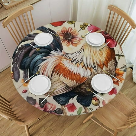 Flower Round Table Cover Stain Resistant Washable Indoor Outdoor Tablecloth Kitchen Dining Wedding Parties 100% Polyester Fiber 54-58
Flower Round Table Cover Stain Resistant Washable Indoor Outdoor Tablecloth Kitchen Dining Wedding Parties 100% Polyester Fiber 54-58