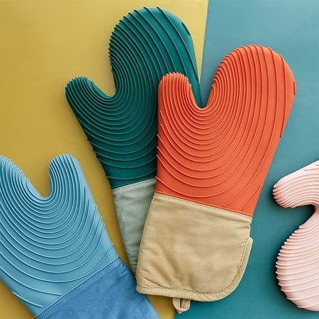 HEVIRGO Anti-scalding Glove 1Pc Silicone Heatproof Glove Anti-slip Anti-scald Oven Hand Protector Tools Blue
HEVIRGO Anti-scalding Glove 1Pc Silicone Heatproof Glove Anti-slip Anti-scald Oven Hand Protector Tools Blue