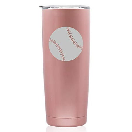 Rose Gold Double Wall Vacuum Insulated Stainless Steel Tumbler Travel Mug Baseball Softball (Skinny 20 oz)
Rose Gold Double Wall Vacuum Insulated Stainless Steel Tumbler Travel Mug Baseball Softball (Skinny 20 oz)