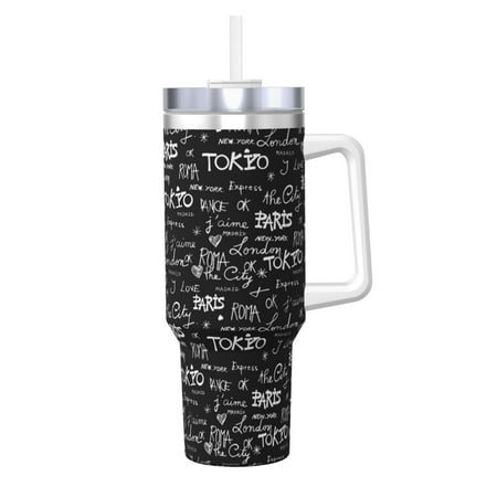 Uemuo Travel The World Print 40oz Ice Bully With Handle And Straw Stainless Steel Vacuum Insulated Cup And 2 In 1 Straw Lid Insulated Travel Tumbler
Uemuo Travel The World Print 40oz Ice Bully With Handle And Straw Stainless Steel Vacuum Insulated Cup And 2 In 1 Straw Lid Insulated Travel Tumbler