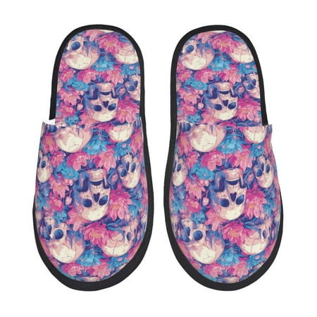 House Slippers for Women and Men white Skull blue flower Comfy Fuzzy Bedroom Slippers Furry Home Shoes for Indoor Outdoor
House Slippers for Women and Men white Skull blue flower Comfy Fuzzy Bedroom Slippers Furry Home Shoes for Indoor Outdoor