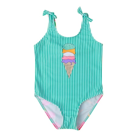 Toddler Girls Sleeveless Striped Cartoon Prints Swimwear Beach Onesie Swimsuit Bikini
Toddler Girls Sleeveless Striped Cartoon Prints Swimwear Beach Onesie Swimsuit Bikini