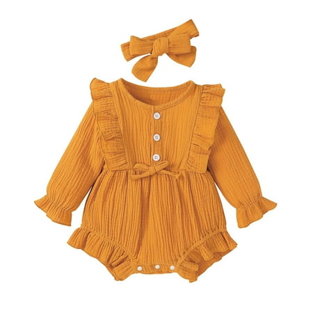 Christmas Clearance! SuoKom Baby Boys Girls Bodysuit Infants Pure Cotton Coverall Long Sleeve Bodysuit Romper Cute Jumpsuit with Headband Toddler Kids Baby Clothes Essentials (0-12 Months)
Christmas Clearance! SuoKom Baby Boys Girls Bodysuit Infants Pure Cotton Coverall Long Sleeve Bodysuit Romper Cute Jumpsuit with Headband Toddler Kids Baby Clothes Essentials (0-12 Months)