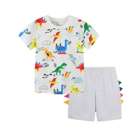 BULLPIANO Toddler Baby Boy Short Sleeve Crewneck T-shirt & Casual Shorts Set Summer Outfits 2-8 Years Clothes
BULLPIANO Toddler Baby Boy Short Sleeve Crewneck T-shirt & Casual Shorts Set Summer Outfits 2-8 Years Clothes