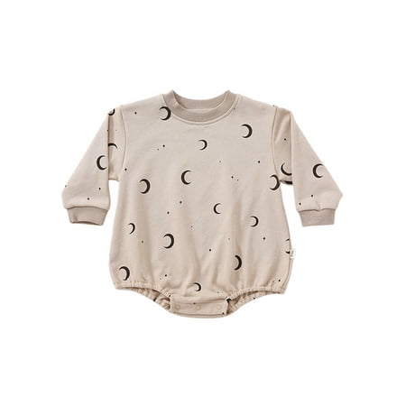 Grianlook Baby Romper Long Sleeve Bodysuit One Piece Jumpsuit Newborn Loose Playsuit Cute Crew Neck Moon 66
Grianlook Baby Romper Long Sleeve Bodysuit One Piece Jumpsuit Newborn Loose Playsuit Cute Crew Neck Moon 66