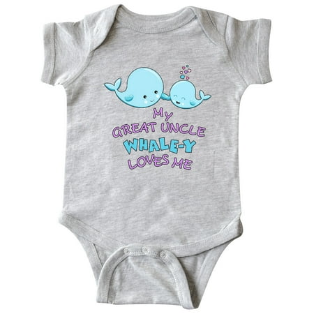 Inktastic My Great Uncle Whale-y Loves Me Gift Baby Boy or Baby Girl Bodysuit
Inktastic My Great Uncle Whale-y Loves Me Gift Baby Boy or Baby Girl Bodysuit