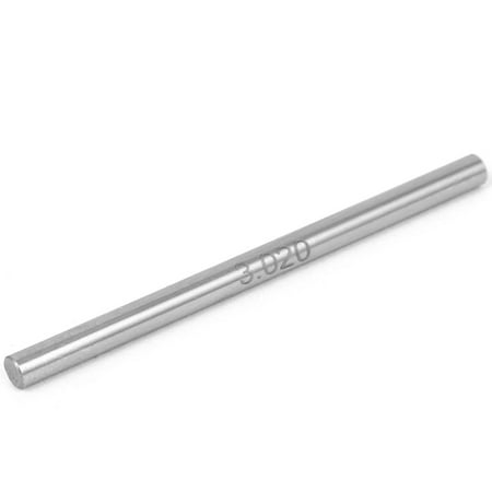 3.02mm Dia +/-0.001mm Tolerance Tungsten Carbide Cylindrical Pin Gage Gauge