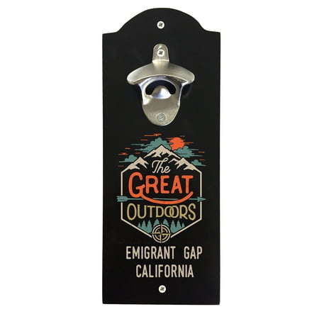 Emigrant Gap California Camping Souvenir Wall Mounted Bottle Opener Emigrant Gap California 
Emigrant Gap California Camping Souvenir Wall Mounted Bottle Opener Emigrant Gap California