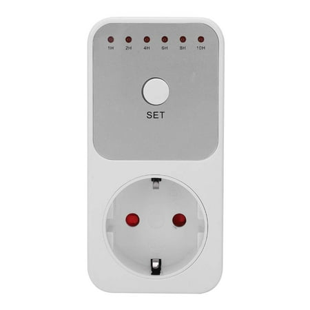 Countdown Timer Socket Output Timer Timer Branch Contact Plug-In Countdown Timer Power Switch Control Unit EU Plug 230V
Countdown Timer Socket Output Timer Timer Branch Contact Plug-In Countdown Timer Power Switch Control Unit EU Plug 230V