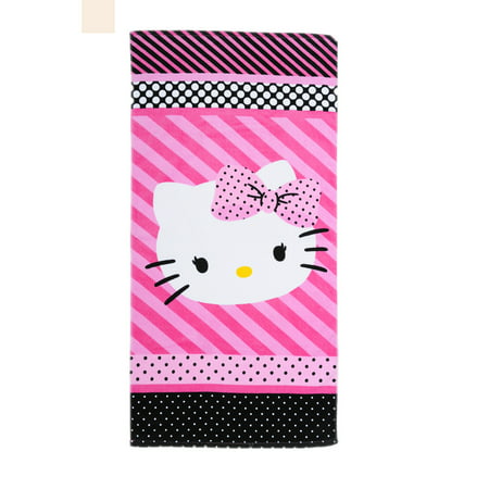 Hello Kitty Dots J'Adore Bath Towel Collection