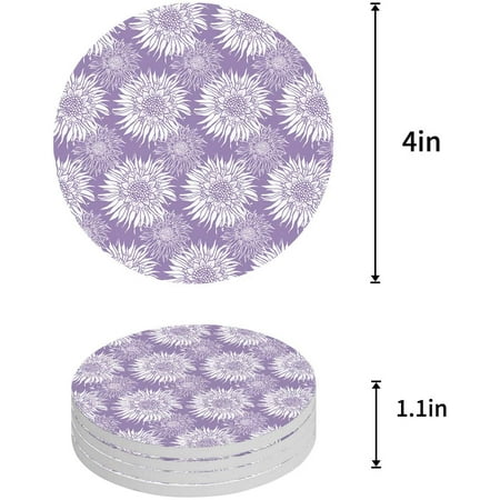ZHANZZK Sunflowers Set of 8 Round Coaster for Drinks Absorbent Ceramic Stone Coasters Cup Mat with Cork Base for Home Kitchen Room Coffee Table Bar Decor
ZHANZZK Sunflowers Set of 8 Round Coaster for Drinks Absorbent Ceramic Stone Coasters Cup Mat with Cork Base for Home Kitchen Room Coffee Table Bar Decor