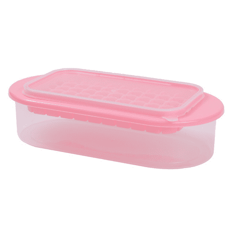 Ice Cube Tray with Lid and Storage Bin for Freezer with Spill-Resistant Cover Container Scoop Flexible Durable Plastic Ice Mold & Bucket Pink
Ice Cube Tray with Lid and Storage Bin for Freezer with Spill-Resistant Cover Container Scoop Flexible Durable Plastic Ice Mold & Bucket Pink