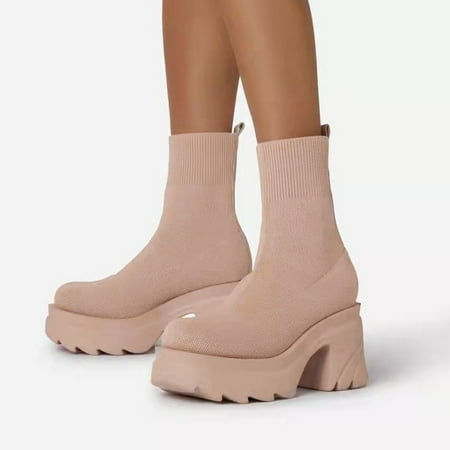 Midewhik Boots Chunky Retro Winter Short Suede Heels Breathable Women s High Shoes Stretchy Women s Boots
Midewhik Boots Chunky Retro Winter Short Suede Heels Breathable Women s High Shoes Stretchy Women s Boots