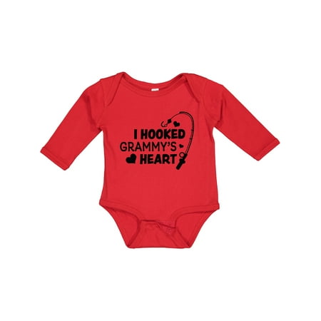 Inktastic I Hooked Grammy s Heart with Fishing Rod Gift Baby Boy or Baby Girl Long Sleeve Bodysuit
Inktastic I Hooked Grammy s Heart with Fishing Rod Gift Baby Boy or Baby Girl Long Sleeve Bodysuit