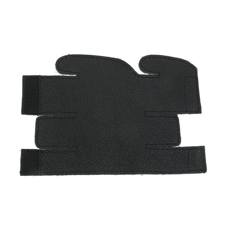 Genuine Leather Trumpet Valves Guard Protective Cover for Trumpet Black