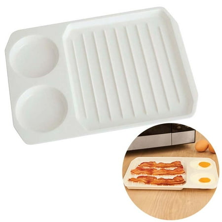 2 in 1 Kitchen Microwave Bacon Egg Tray Baking Mould for Breakfast Kitchen Bakeware Cooking Tool
2 in 1 Kitchen Microwave Bacon Egg Tray Baking Mould for Breakfast Kitchen Bakeware Cooking Tool
