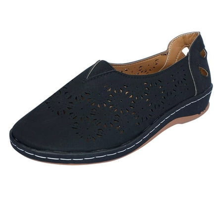 Womens Sandals Summer Fashion Women Slip-On Open Toe Flat Hollow Out Breathable Single Shoes Women S Sandals Pu Black 41
Womens Sandals Summer Fashion Women Slip-On Open Toe Flat Hollow Out Breathable Single Shoes Women S Sandals Pu Black 41