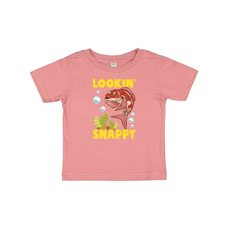 Inktastic Red Snapper Funny Fish Gift Baby Boy or Baby Girl T-Shirt