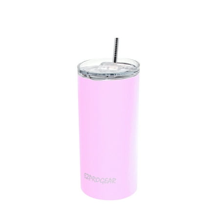 Ezprogear 14oz Stainless Steel Skinny Coffee Tumbler Insulated Dual Wall Travel Cup with 2 Straws Brush Lid (Lavender)
Ezprogear 14oz Stainless Steel Skinny Coffee Tumbler Insulated Dual Wall Travel Cup with 2 Straws Brush Lid (Lavender)