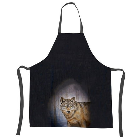 Betsy Drake APR315 Waist Adjustable Wolf Apron