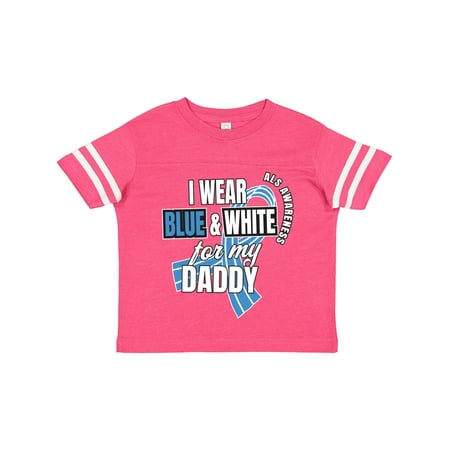 Inktastic I Wear Blue and White for My Daddy ALS Awareness Gift Toddler Boy or Toddler Girl T-Shirt
Inktastic I Wear Blue and White for My Daddy ALS Awareness Gift Toddler Boy or Toddler Girl T-Shirt
