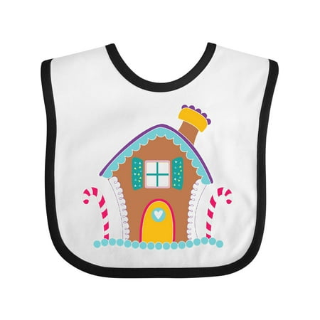 Inktastic Gingerbread House Gift Baby Boy or Baby Girl Bib