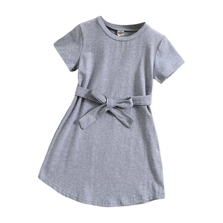 Summer Dresses For Girls Child Shoert Sleeve Solid Bow Tie Summer Beach Sundress Party Princess Formal Dress
Summer Dresses For Girls Child Shoert Sleeve Solid Bow Tie Summer Beach Sundress Party Princess Formal Dress