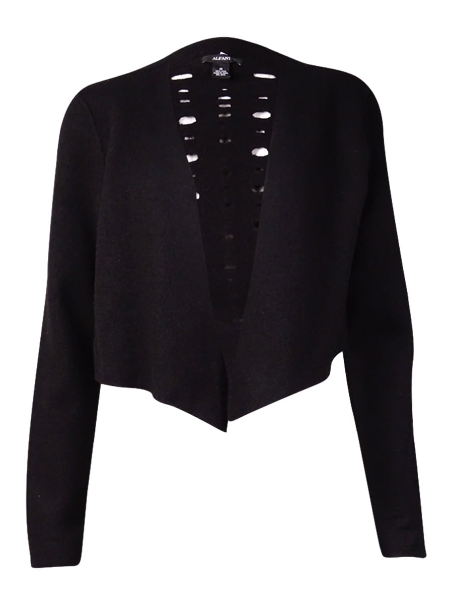 long black wool cardigan women's