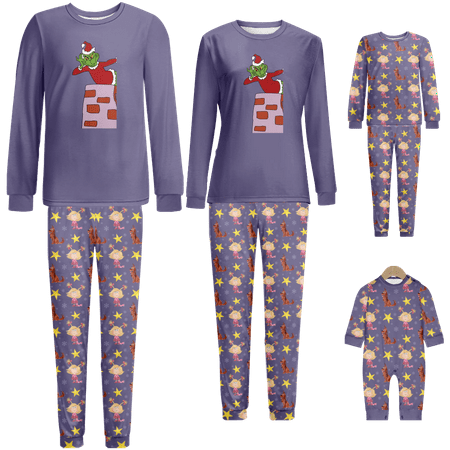 Family Christmas Pajamas Set Christmas Grinch Printed Baby-Kids-Adult-Pet Size 2-Piece Top and Pants Bodysuits Xmas PJS Sleepwear
Family Christmas Pajamas Set Christmas Grinch Printed Baby-Kids-Adult-Pet Size 2-Piece Top and Pants Bodysuits Xmas PJS Sleepwear