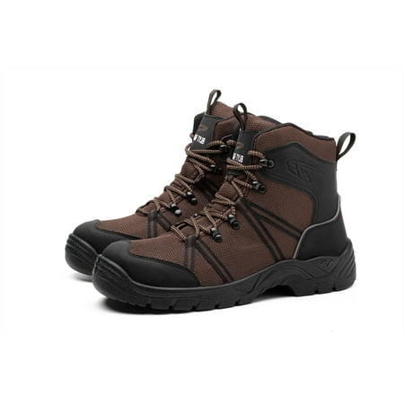 High Top Safety Shoes Men Women Safety Trainers with Nylon mesh lining Work Shoes Lightweight Breathable Industrial Non Slip Shoes Sneakers (Size: 41 Brown)
High Top Safety Shoes Men Women Safety Trainers with Nylon mesh lining Work Shoes Lightweight Breathable Industrial Non Slip Shoes Sneakers (Size: 41 Brown)