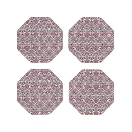 Leather Coasters Set of 4 - Paisley Pattern No.90112 Lightweight Non-Slip Drink Coasters for Desk Anti-Scalding Desk Cup Coasters for Office Table Decor Octagon
Leather Coasters Set of 4 - Paisley Pattern No.90112 Lightweight Non-Slip Drink Coasters for Desk Anti-Scalding Desk Cup Coasters for Office Table Decor Octagon
