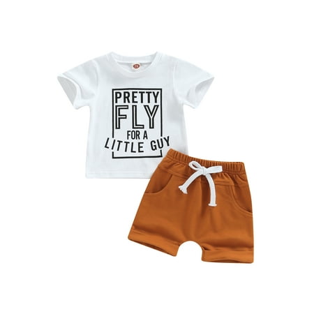 Toddler Baby Boy Clothes Set Letter Print Short Sleeve T-shirt and Solid Color Shorts Set 2Pcs Summer Outfits
Toddler Baby Boy Clothes Set Letter Print Short Sleeve T-shirt and Solid Color Shorts Set 2Pcs Summer Outfits