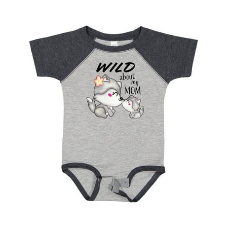 Inktastic Wild About My Mom- Mother and Baby Wolves Gift Baby Boy or Baby Girl Bodysuit
Inktastic Wild About My Mom- Mother and Baby Wolves Gift Baby Boy or Baby Girl Bodysuit