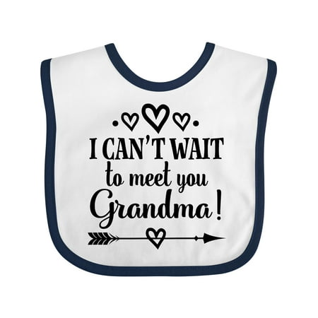 Inktastic I Can t Wait to Meet You Grandma Baby Announcement Gift Baby Boy or Baby Girl Bib
Inktastic I Can t Wait to Meet You Grandma Baby Announcement Gift Baby Boy or Baby Girl Bib