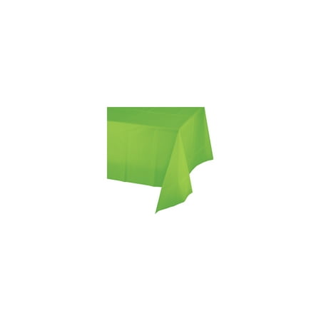 54 x 108 Plastic Tablecover Fresh Lime Pack of 2