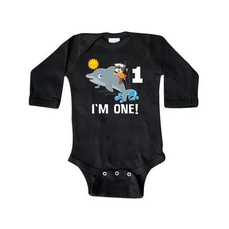 Inktastic First Birthday 1 Year Old Dolphin Gift Baby Boy or Baby Girl Long Sleeve Bodysuit
Inktastic First Birthday 1 Year Old Dolphin Gift Baby Boy or Baby Girl Long Sleeve Bodysuit
