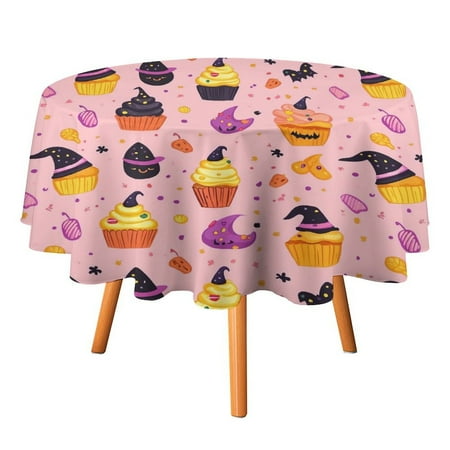 JINGDS Cute Tiny Cupcakes-1 Round Table Cloth Halloween Tablecloth Thanksgiving Day Table Cloth Round Cover Circle Tablecloth for Halloween Thanksgiving Fall Party
JINGDS Cute Tiny Cupcakes-1 Round Table Cloth Halloween Tablecloth Thanksgiving Day Table Cloth Round Cover Circle Tablecloth for Halloween Thanksgiving Fall Party
