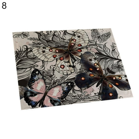 JFY 42x32cm Rectangle Butterfly Print Heat Insulation Placemat Cup Tableware Pad Mat
JFY 42x32cm Rectangle Butterfly Print Heat Insulation Placemat Cup Tableware Pad Mat