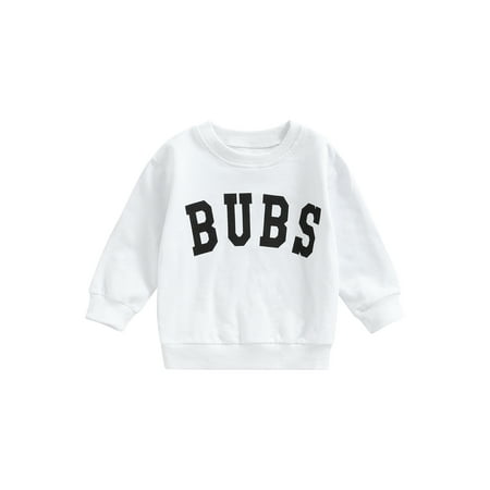 Sunisery Toddler Newborn Baby Boy Girl Pullover Letters Print Sweatshirt Shirt Sweater Tops Fall Winter Clothes White 3-4 Years
Sunisery Toddler Newborn Baby Boy Girl Pullover Letters Print Sweatshirt Shirt Sweater Tops Fall Winter Clothes White 3-4 Years