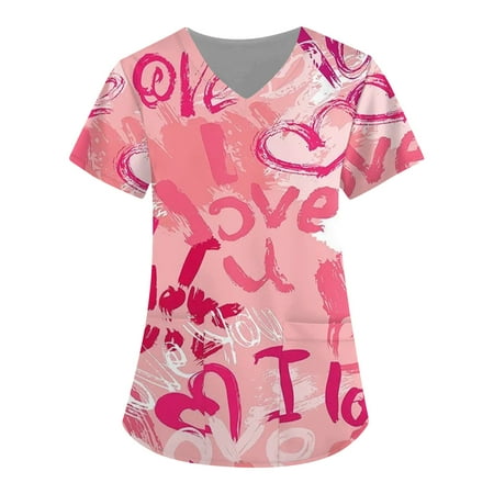 DNDKILG Womens Short Sleeve Holiday Uniform Valentine s Day Casual Scrubs Top V Neck Nursing Scrubs Professionals Working T Shirt Red 2XL
DNDKILG Womens Short Sleeve Holiday Uniform Valentine s Day Casual Scrubs Top V Neck Nursing Scrubs Professionals Working T Shirt Red 2XL