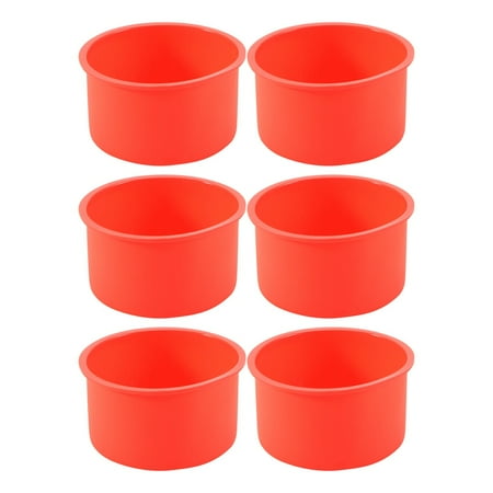 Silicone Mini Cake Molds 4 Inch Round Baking Pan Non-Stick Silicone Baking Mold Bakeware Pan Reusable Red 6
Silicone Mini Cake Molds 4 Inch Round Baking Pan Non-Stick Silicone Baking Mold Bakeware Pan Reusable Red 6