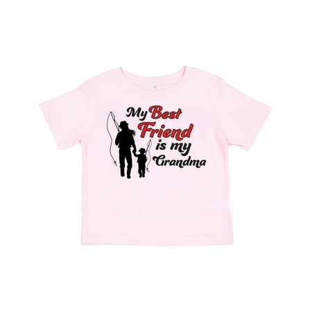 Inktastic My Best Friend is My Grandma Gift Toddler Boy or Toddler Girl T-Shirt