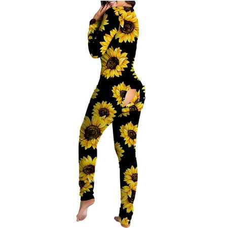 Tarmeek Fashion Butterfly Onesies Pajamas for Women Long One Piece Pajamas with Butt Flap Sexy V Neck Jumpsuit Romper Bodycon Bodysuit Sleepwear
Tarmeek Fashion Butterfly Onesies Pajamas for Women Long One Piece Pajamas with Butt Flap Sexy V Neck Jumpsuit Romper Bodycon Bodysuit Sleepwear