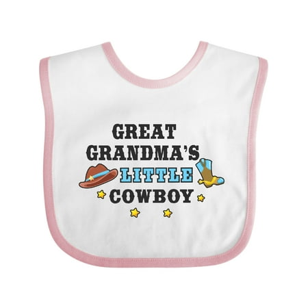 Inktastic Great Grandmas Little Cowboy with Cowboy Hat and Boots Gift Baby Boy Bib
Inktastic Great Grandmas Little Cowboy with Cowboy Hat and Boots Gift Baby Boy Bib