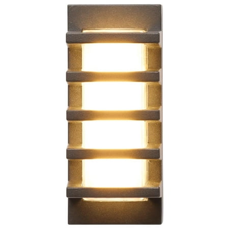 

8W Wall Lamp Warm White Light Wall Sconce Black Shell AC85-265V IP65 Waterproof Rating Wall Sconce for Home Restaurant Store